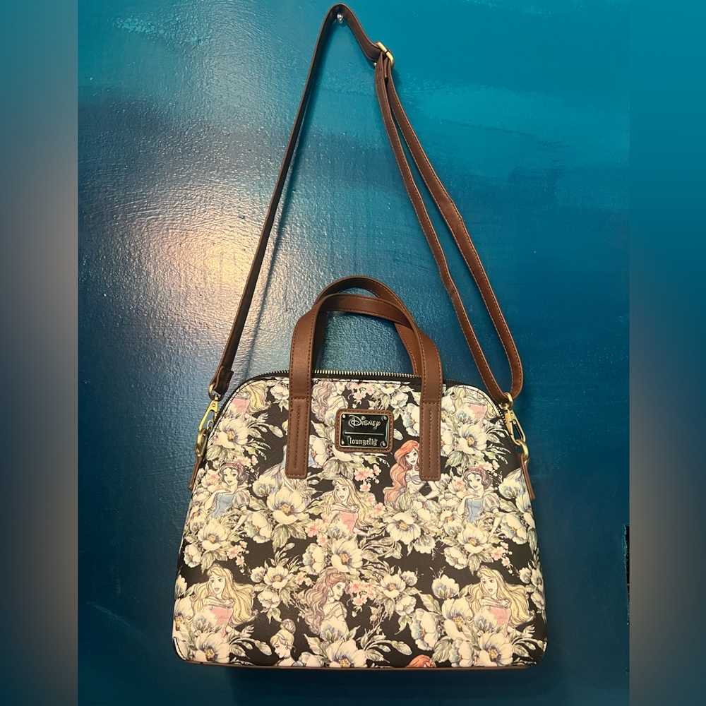 Disney Princess Floral Loungefly Purse